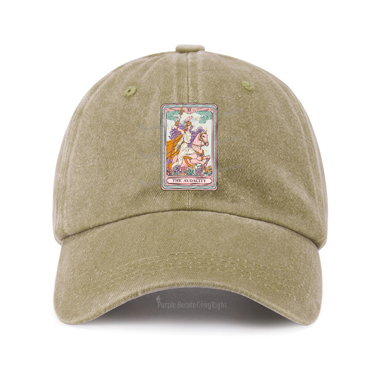 Purplehecate The Audacity Tarot Card Baseball Cap