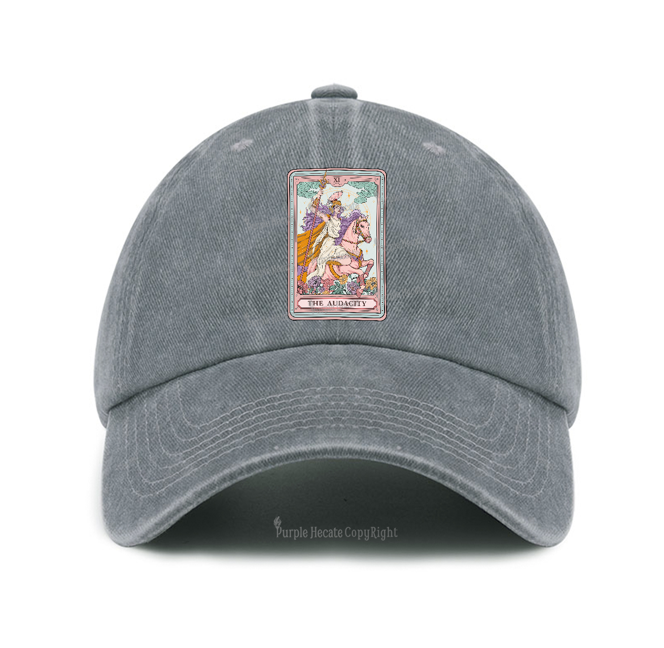 Purplehecate The Audacity Tarot Card Baseball Cap