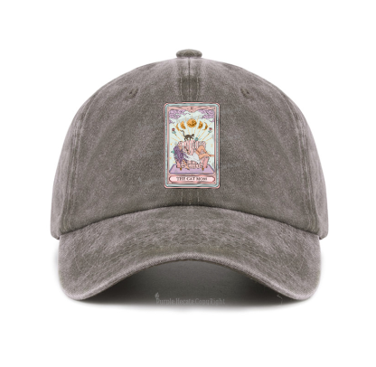 Purplehecate The Cat Mom Tarot Baseball Cap