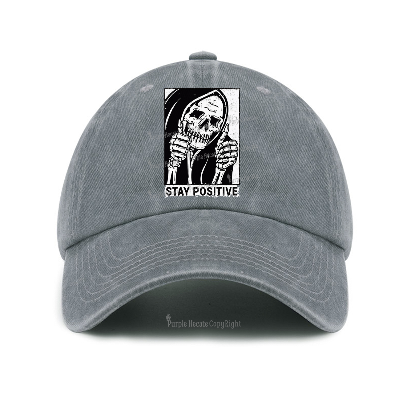 Purplehecate Stay Positive Baseball Cap