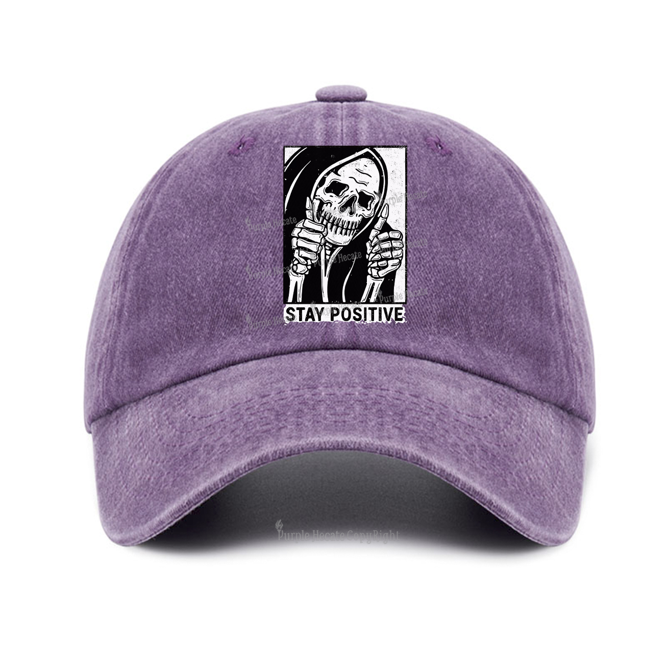 Purplehecate Stay Positive Baseball Cap