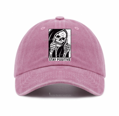 Purplehecate Stay Positive Baseball Cap