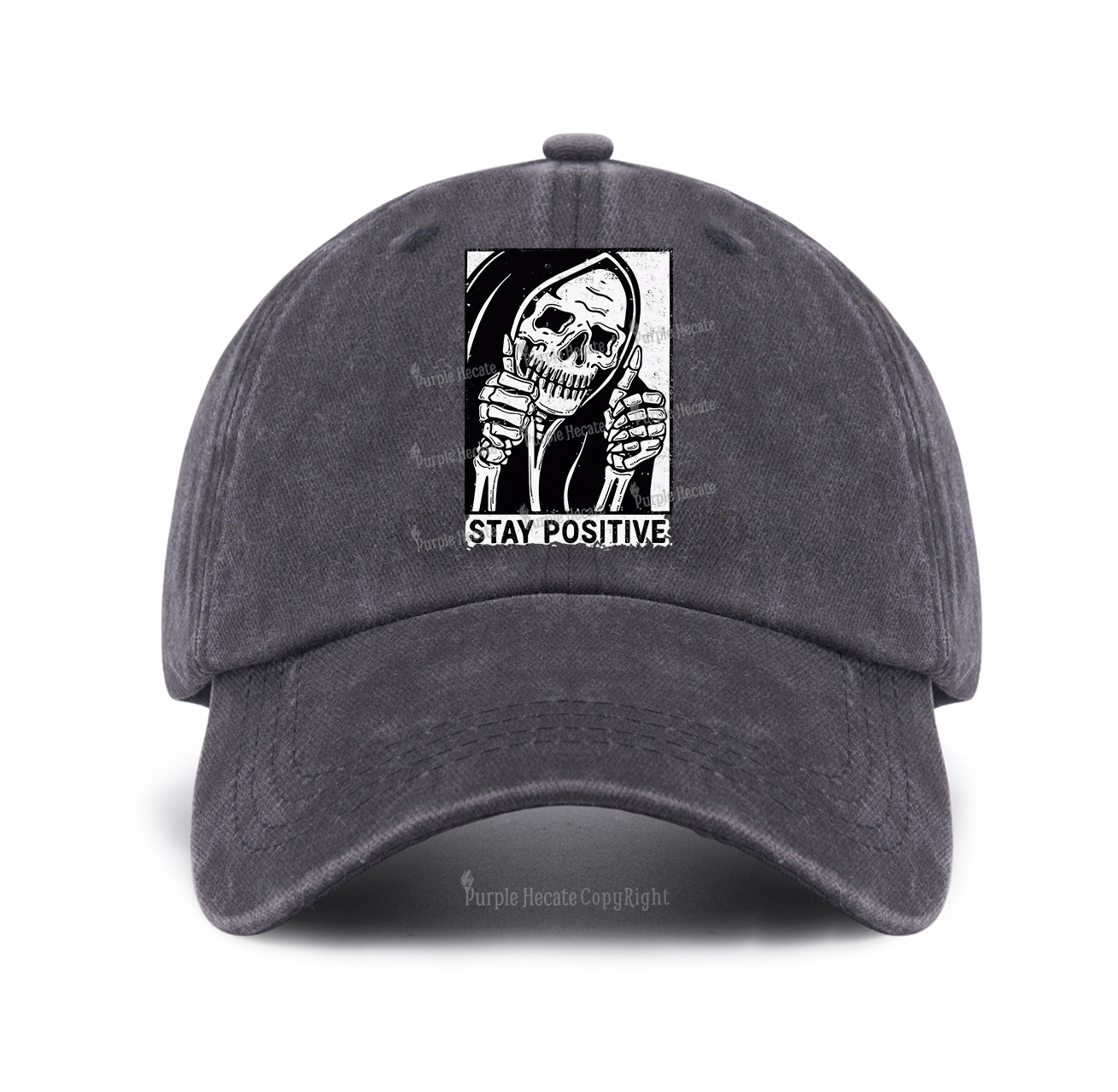 Purplehecate Stay Positive Baseball Cap