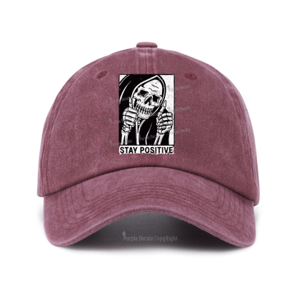 Purplehecate Stay Positive Baseball Cap