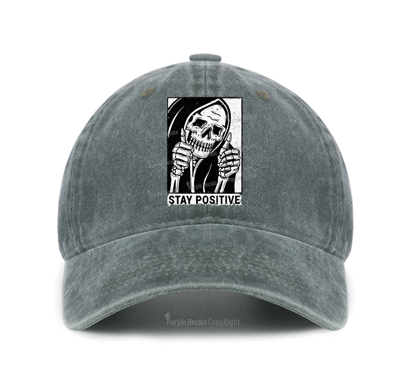 Purplehecate Stay Positive Baseball Cap