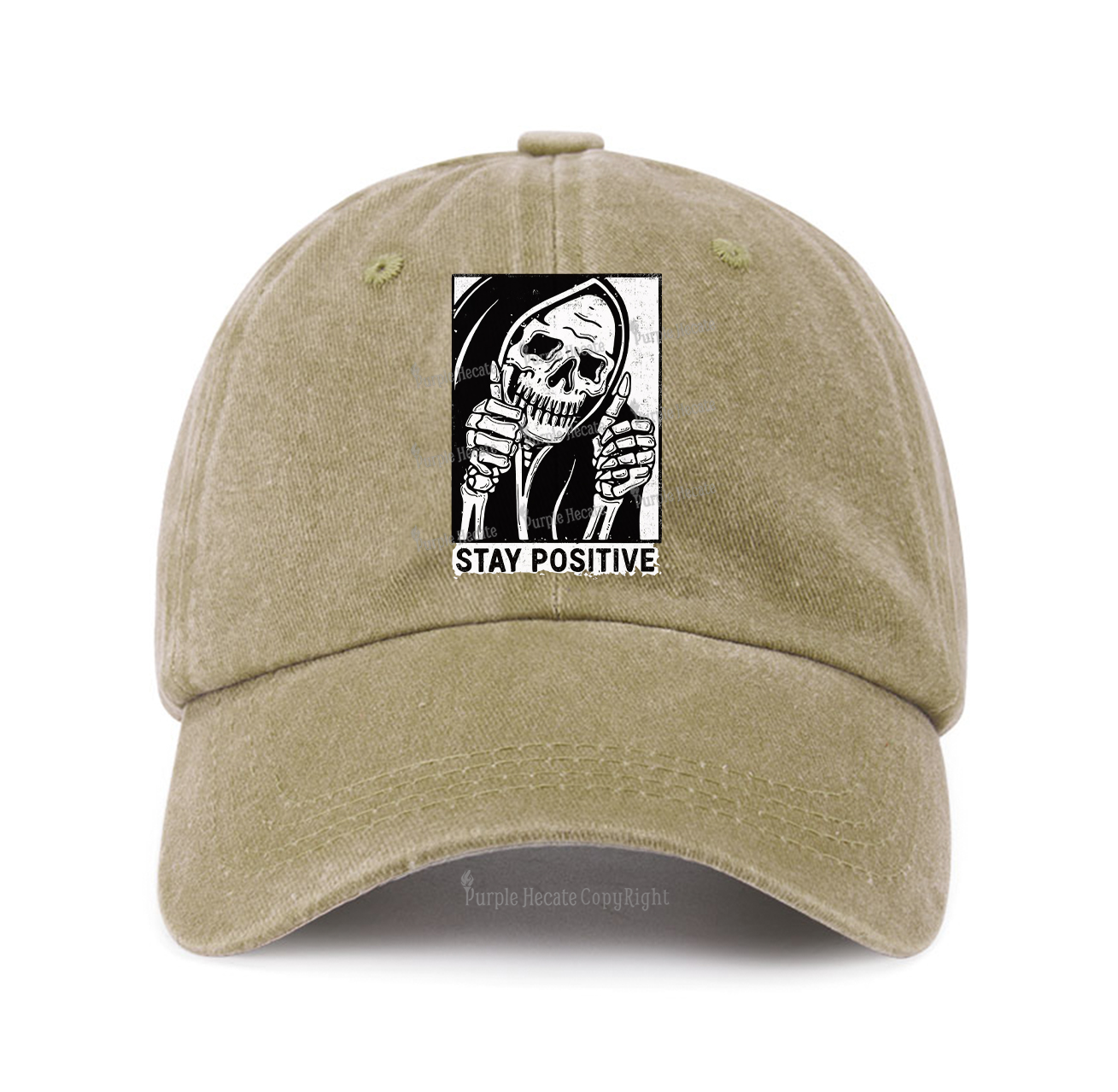 Purplehecate Stay Positive Baseball Cap