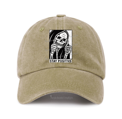 Purplehecate Stay Positive Baseball Cap