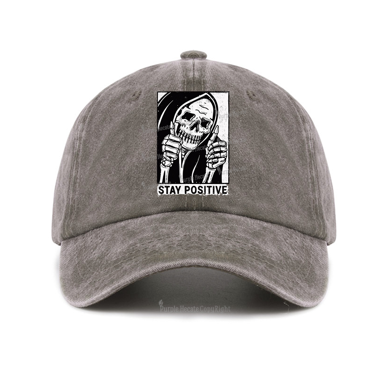 Purplehecate Stay Positive Baseball Cap