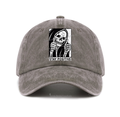 Purplehecate Stay Positive Baseball Cap