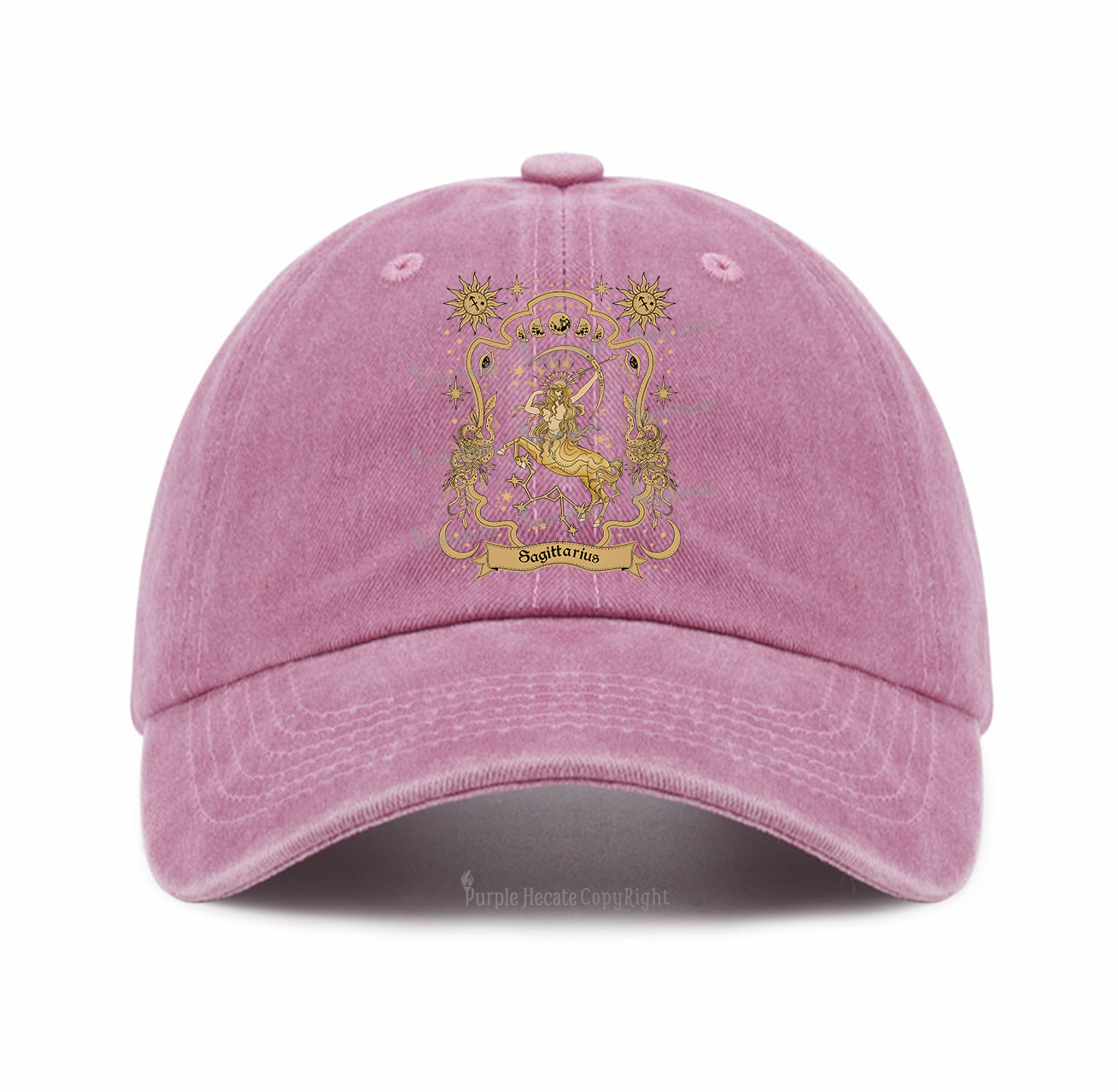 Purplehecate Sagittarius' Astral Mirage Zodiac Baseball Cap