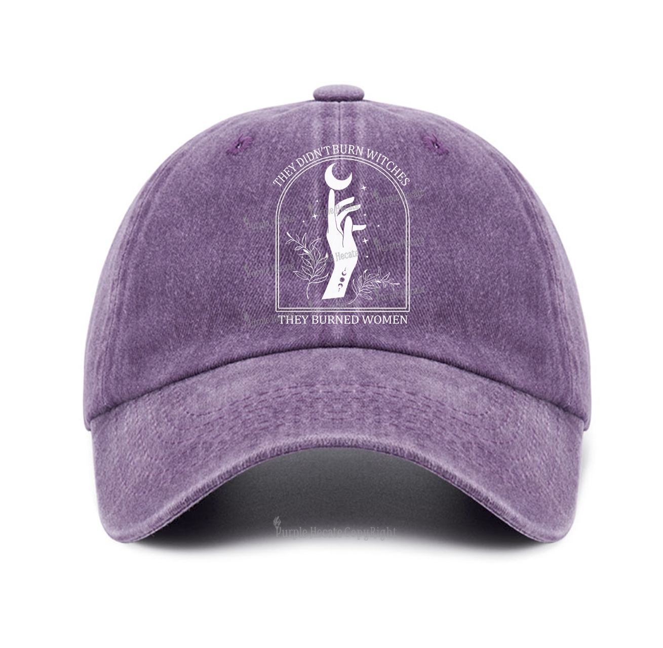 Purplehecate They Didn't Burn Witches They Burned Women Baseball Cap