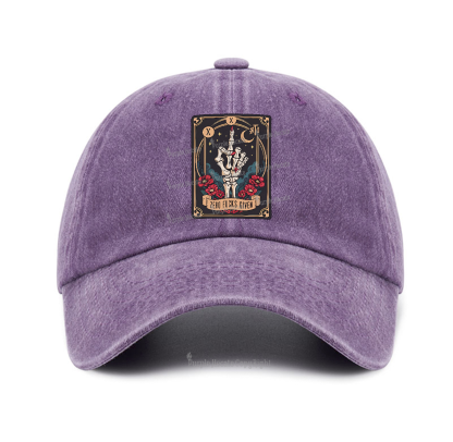 Purplehecate The Zero Fucks Given Baseball Cap