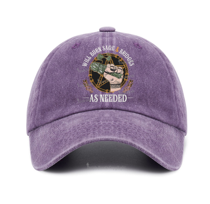 Purplehecate Will Burn Sage And Bridges Baseball Cap