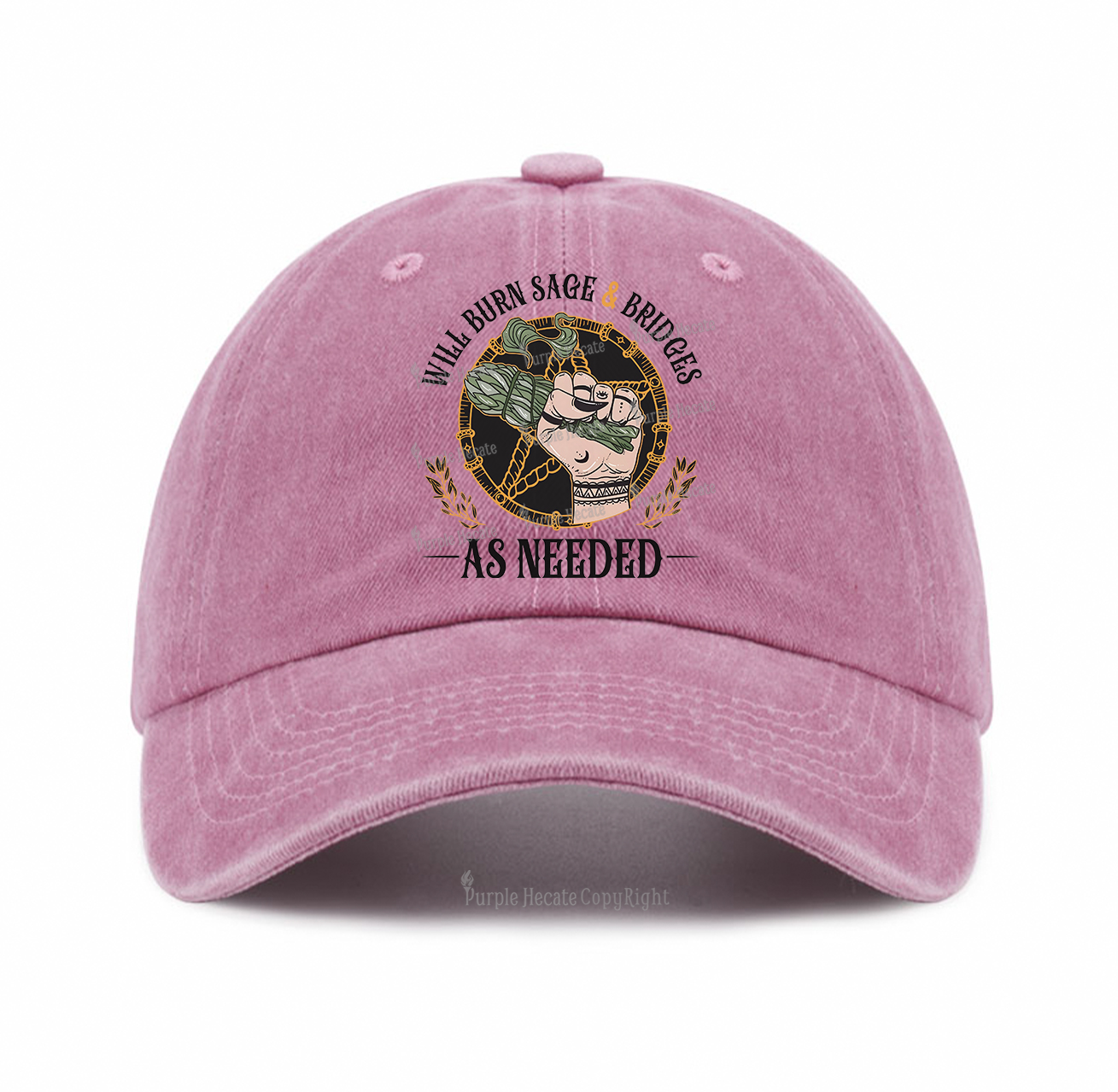 Purplehecate Will Burn Sage And Bridges Baseball Cap