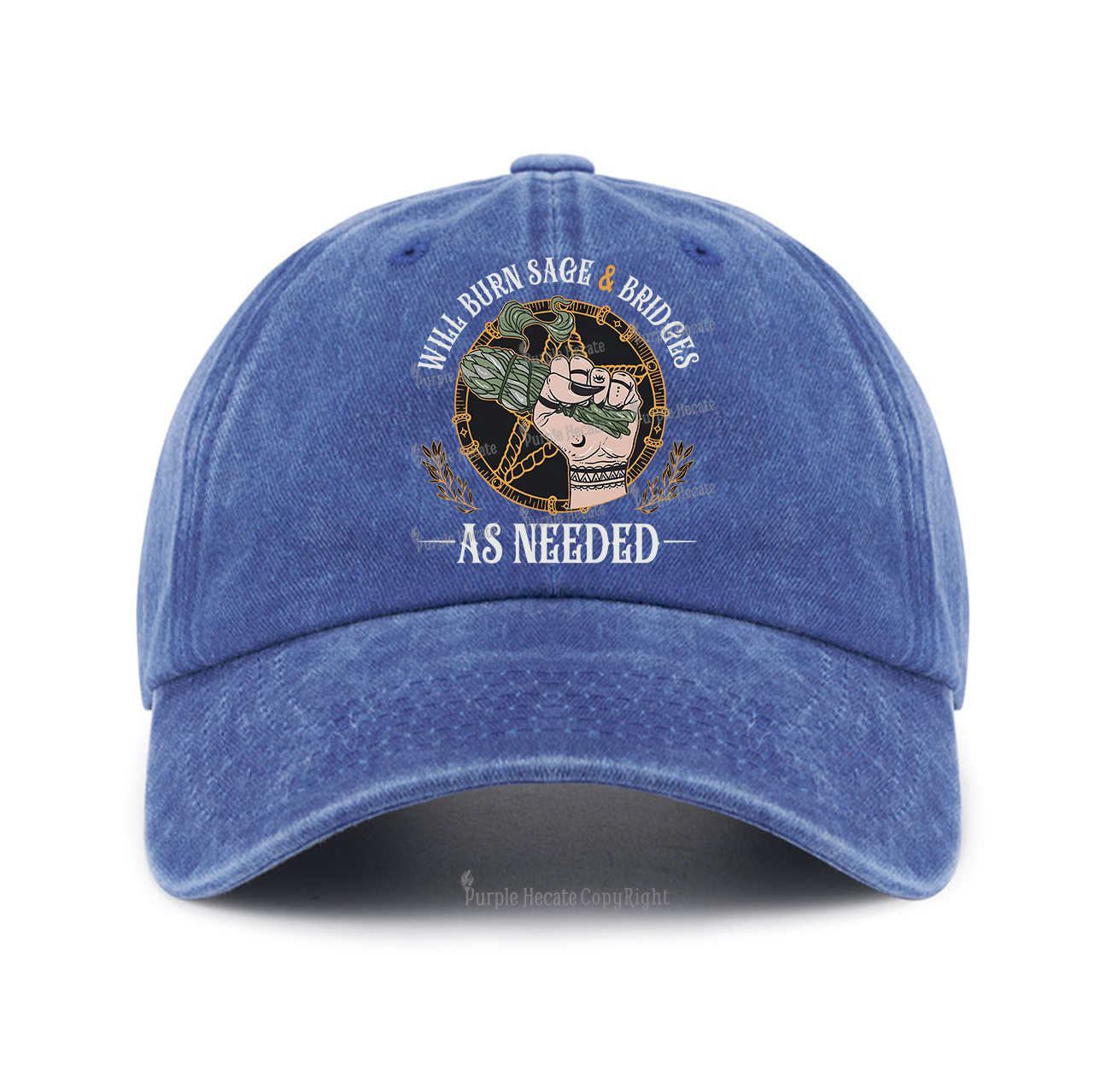 Purplehecate Will Burn Sage And Bridges Baseball Cap