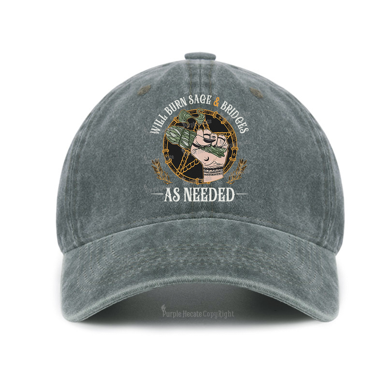Purplehecate Will Burn Sage And Bridges Baseball Cap