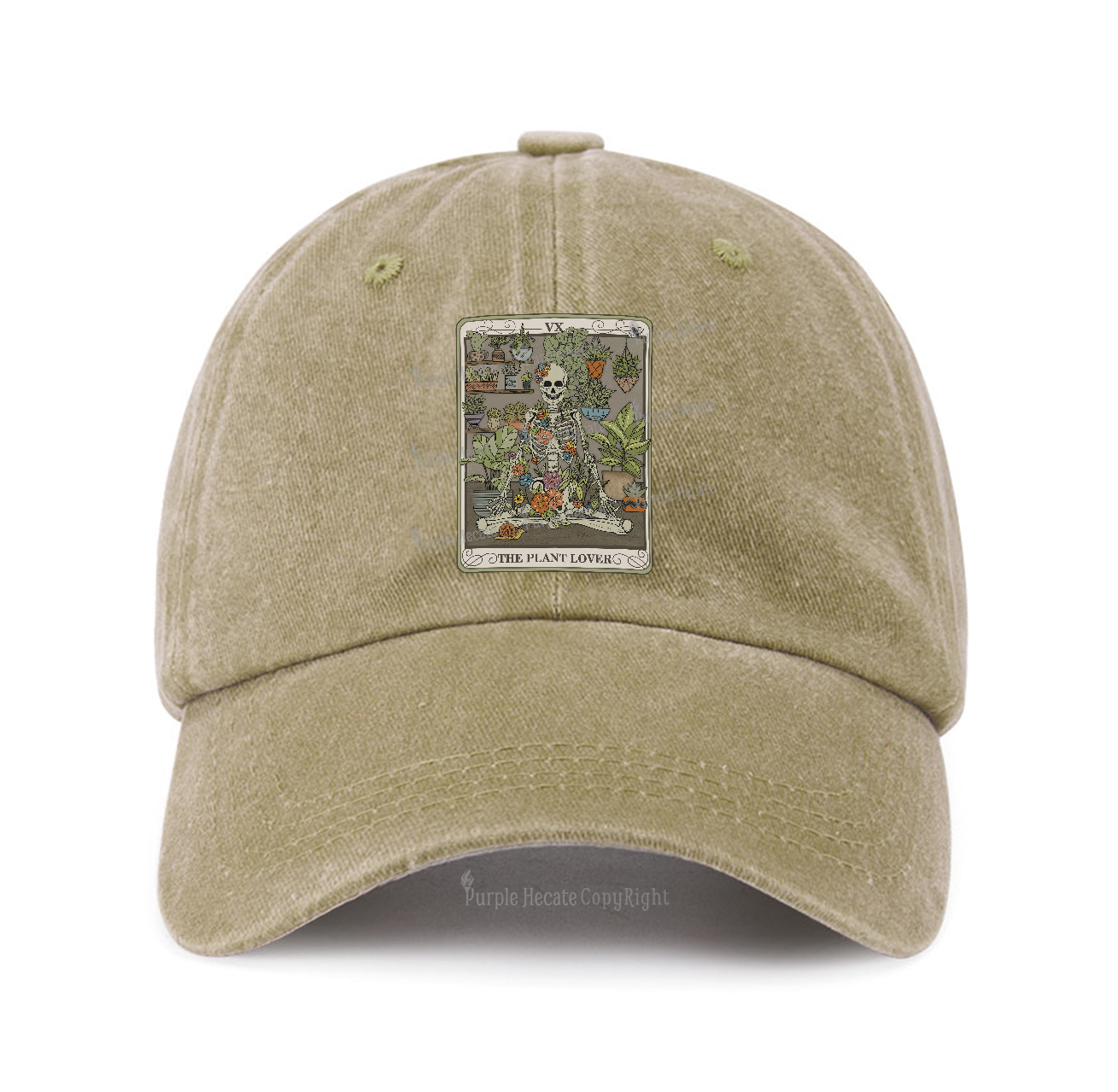 Purplehecate The Plant Lover Tarot Baseball Cap