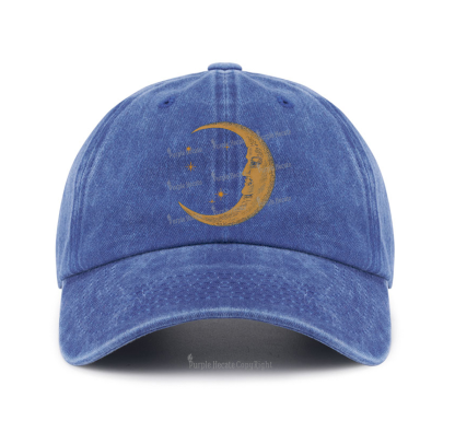 Purplehecate Celestial Moon Baseball Cap