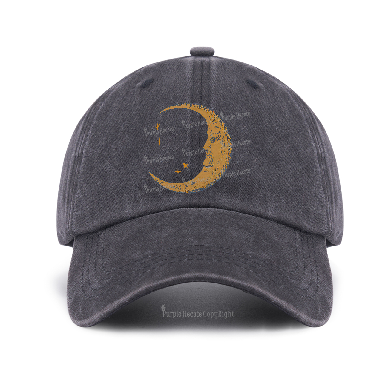 Purplehecate Celestial Moon Baseball Cap
