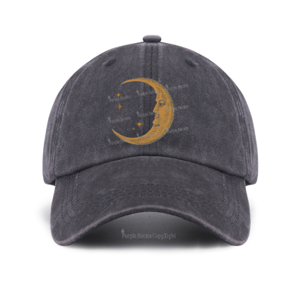 Purplehecate Celestial Moon Baseball Cap