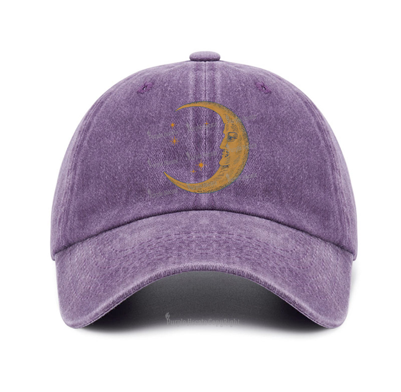 Purplehecate Celestial Moon Baseball Cap