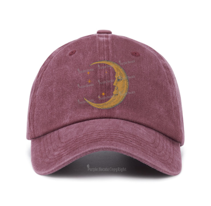 Purplehecate Celestial Moon Baseball Cap