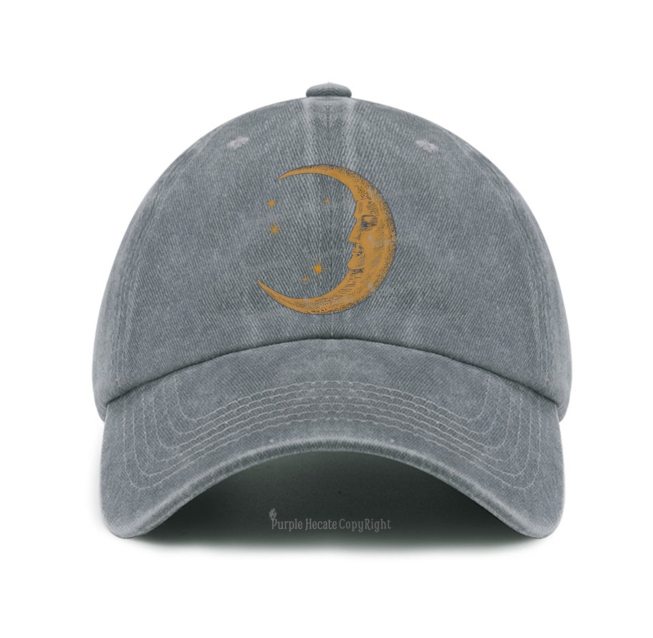 Purplehecate Celestial Moon Baseball Cap