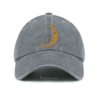 Purplehecate Celestial Moon Baseball Cap