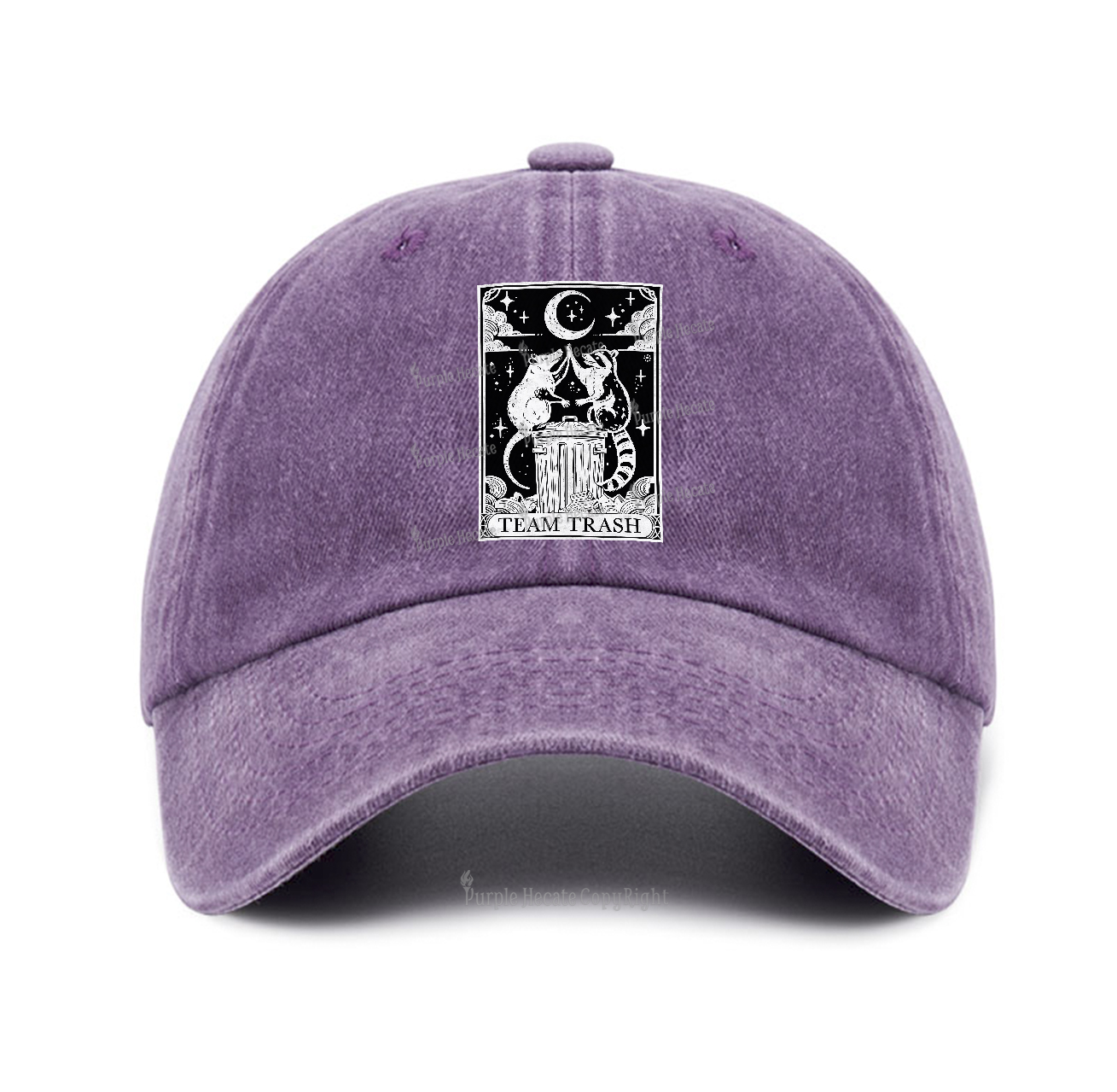 Purplehecate The Team Trash Tarot Baseball Cap