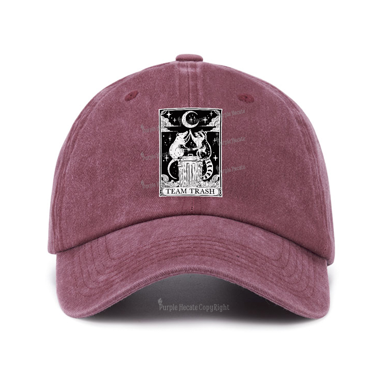Purplehecate The Team Trash Tarot Baseball Cap