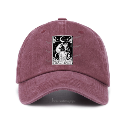 Purplehecate The Team Trash Tarot Baseball Cap