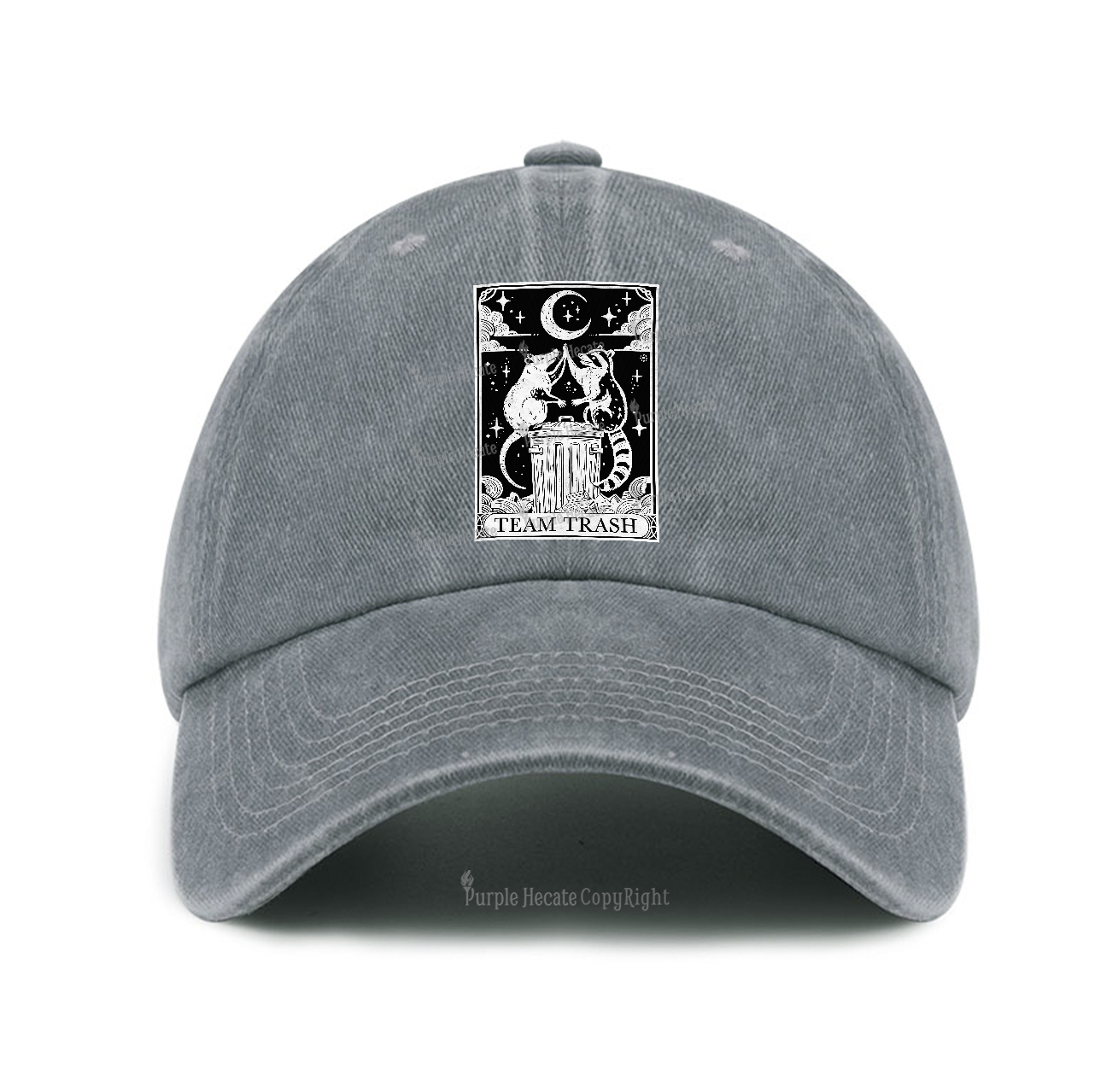 Purplehecate The Team Trash Tarot Baseball Cap
