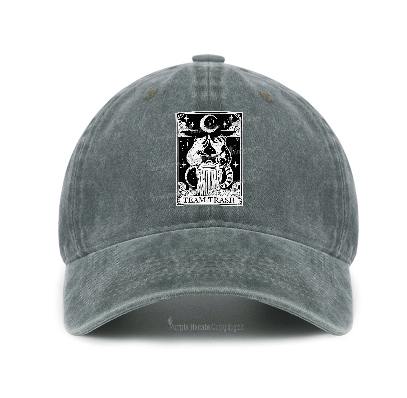 Purplehecate The Team Trash Tarot Baseball Cap