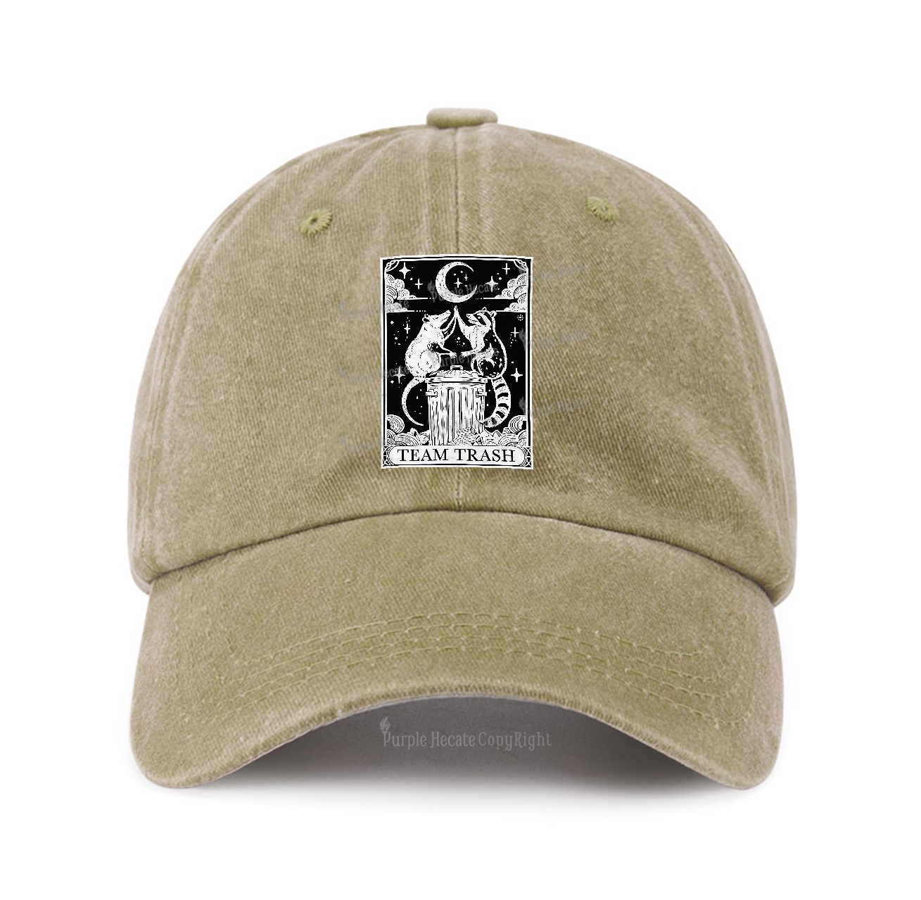 Purplehecate The Team Trash Tarot Baseball Cap