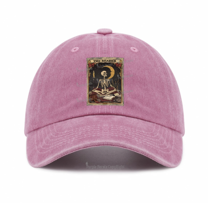 Purplehecate The Reader Tarot Card Baseball Cap