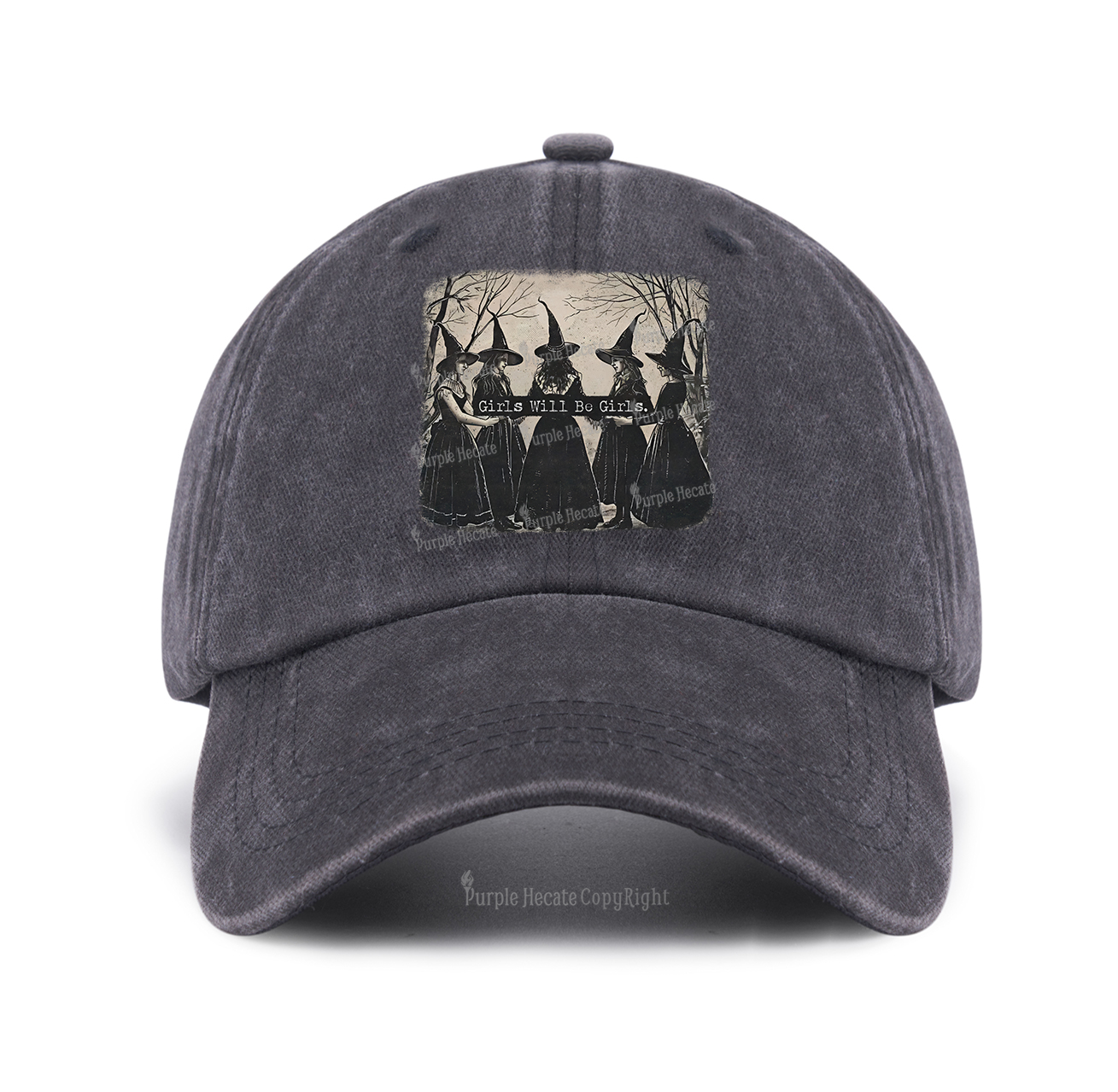 Purplehecate Girls Will Be Girls Witch Baseball Cap