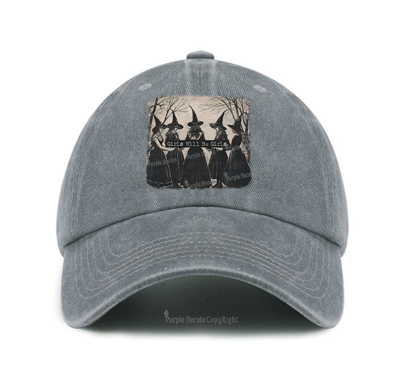 Purplehecate Girls Will Be Girls Witch Baseball Cap