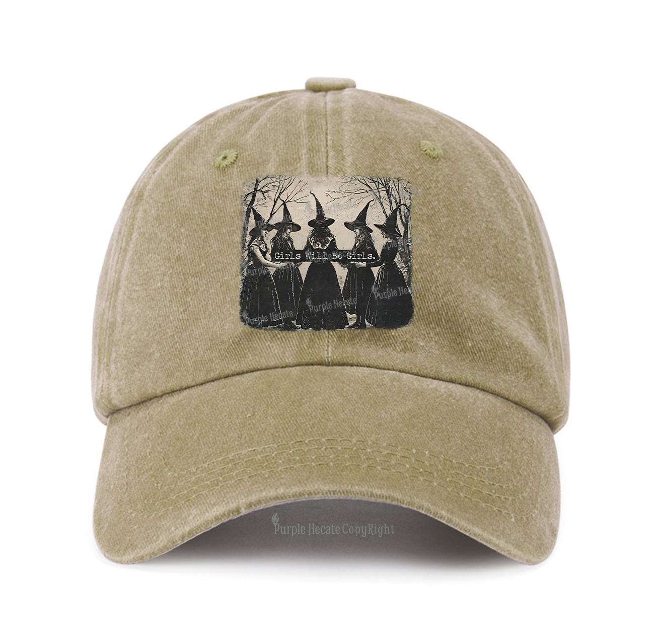 Purplehecate Girls Will Be Girls Witch Baseball Cap