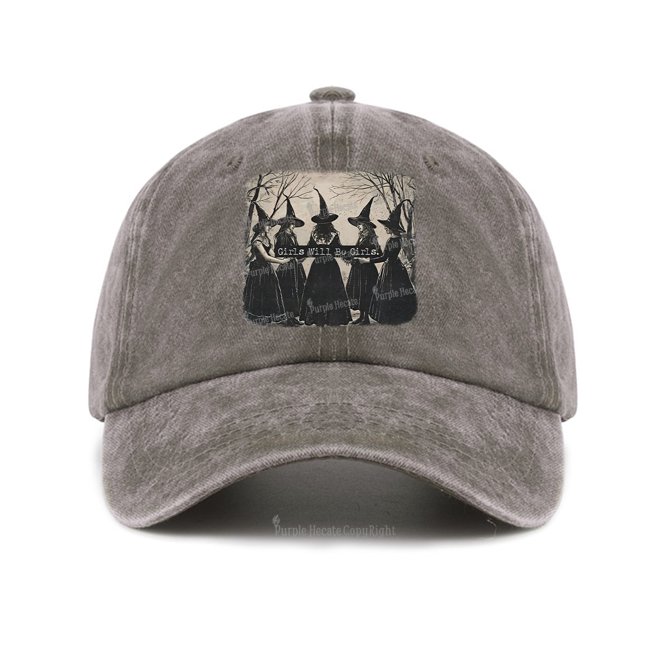 Purplehecate Girls Will Be Girls Witch Baseball Cap