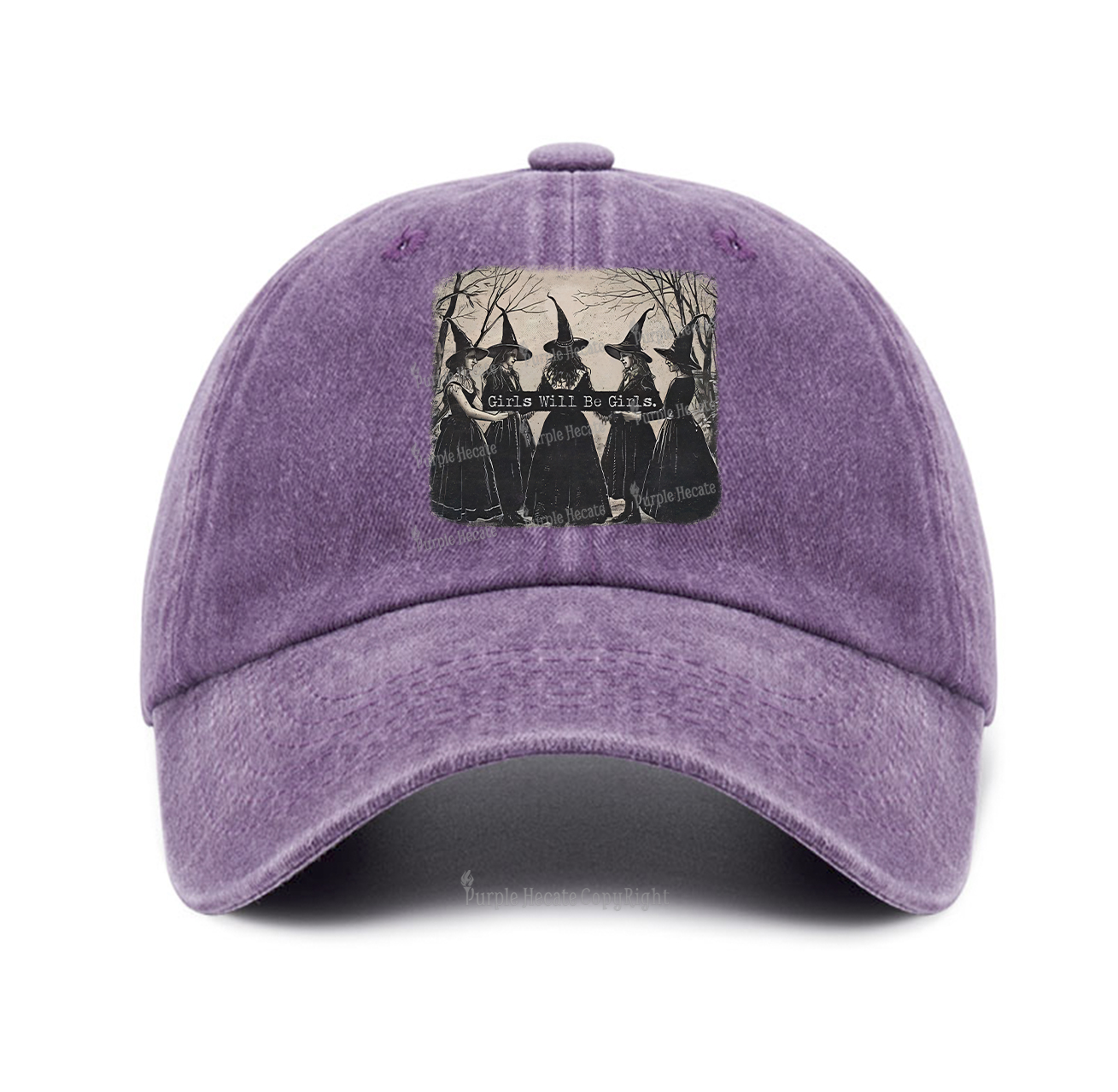 Purplehecate Girls Will Be Girls Witch Baseball Cap