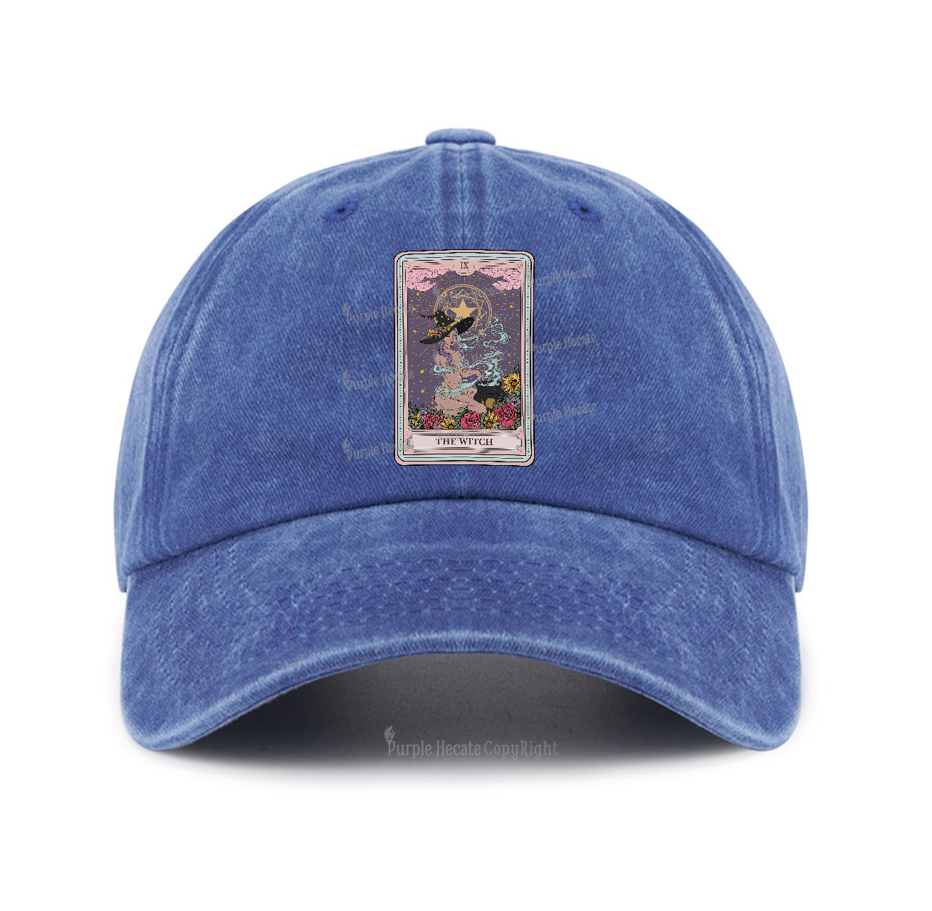 Purplehecate The Witch Tarot Baseball Cap