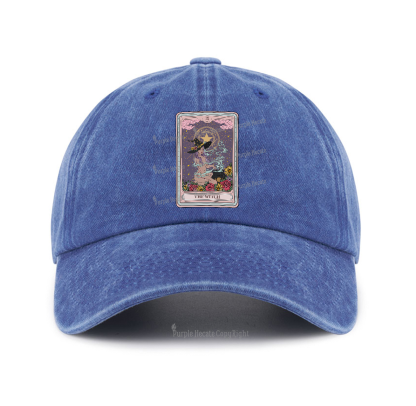 Purplehecate The Witch Tarot Baseball Cap