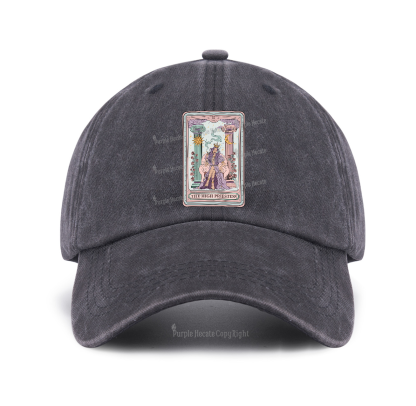 Purplehecate The High Priestess Tarot Card Baseball Cap