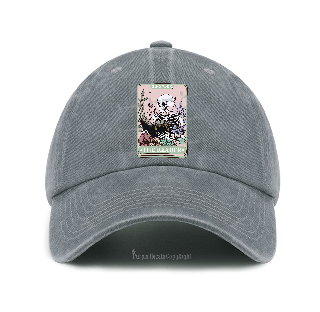 Purplehecate The Reader's Tarot Baseball Cap