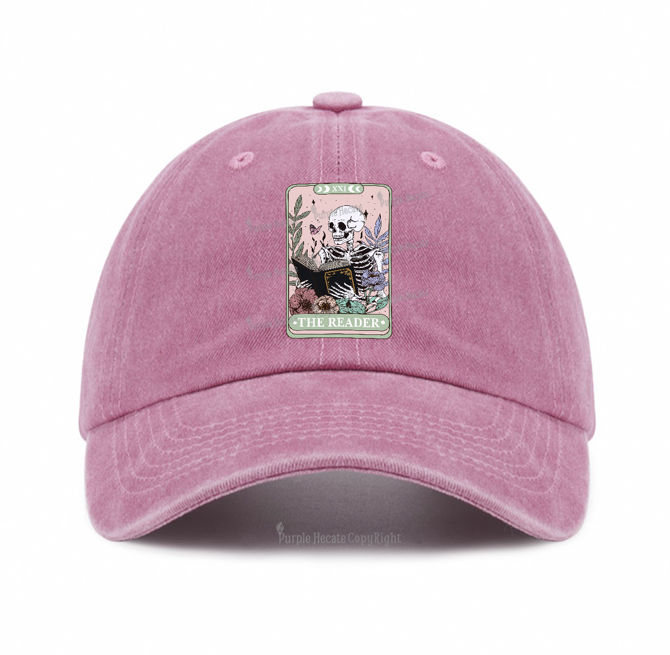 Purplehecate The Reader's Tarot Baseball Cap