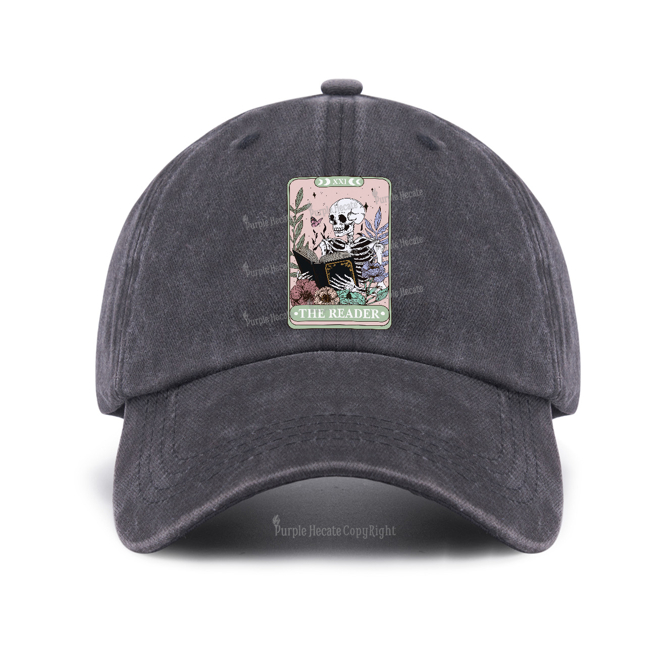 Purplehecate The Reader's Tarot Baseball Cap