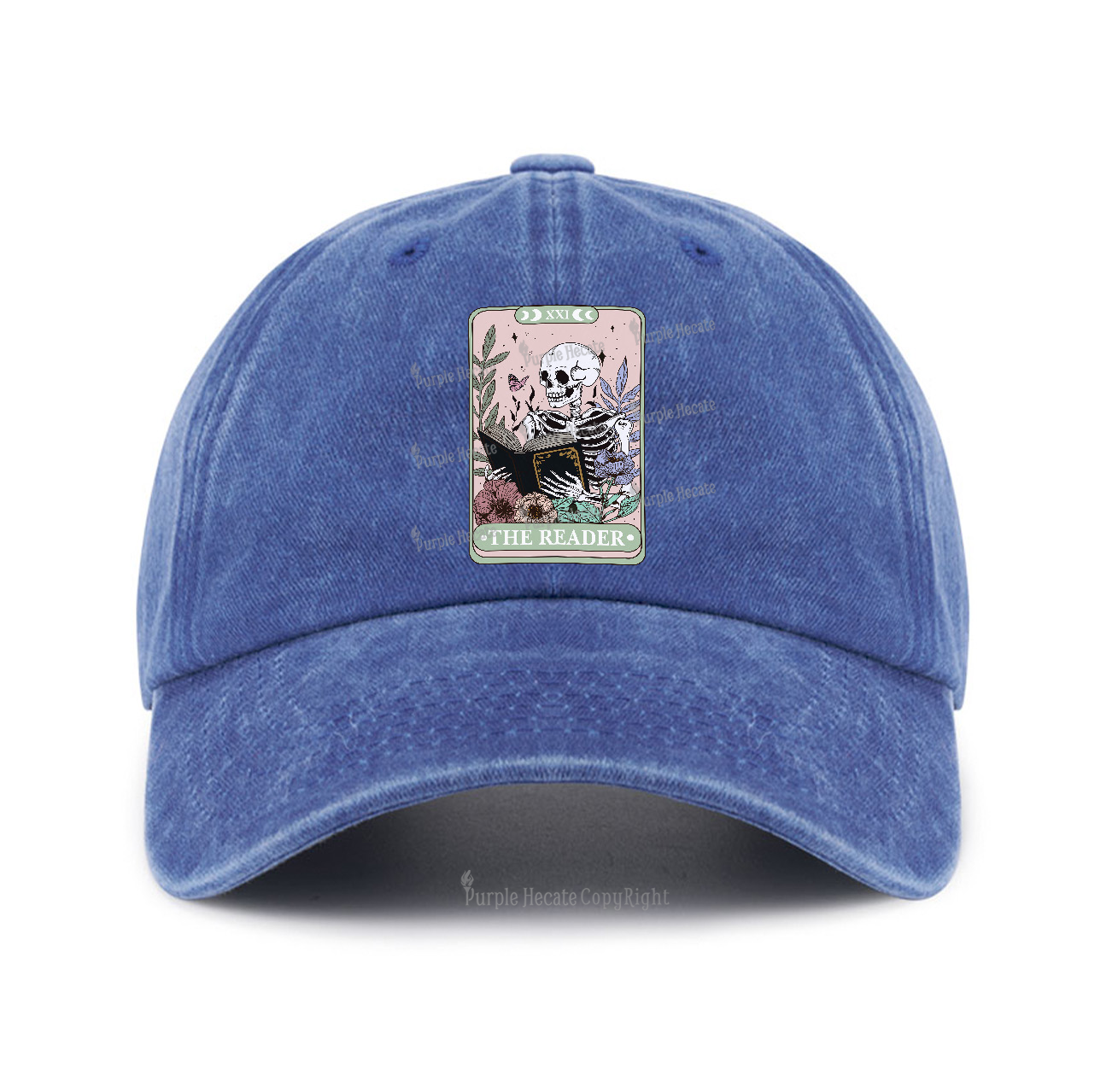 Purplehecate The Reader's Tarot Baseball Cap