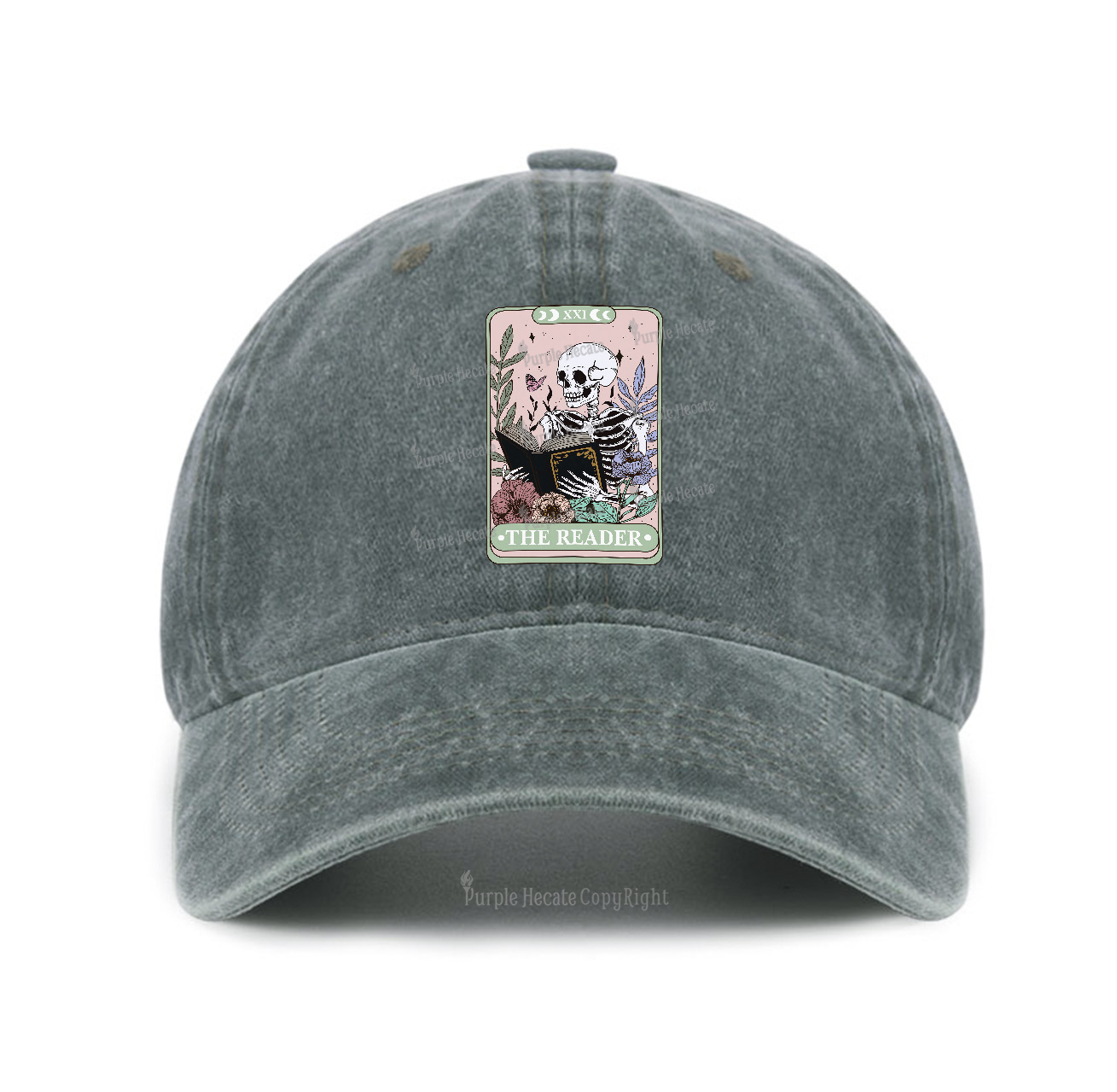 Purplehecate The Reader's Tarot Baseball Cap