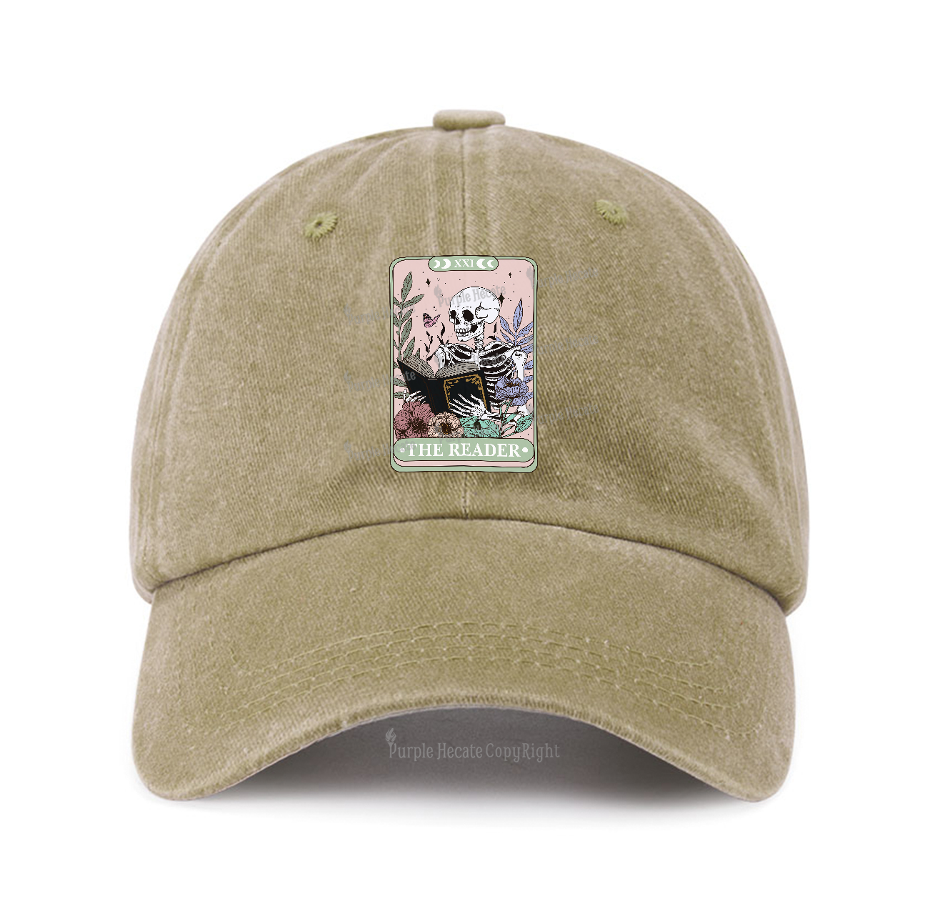 Purplehecate The Reader's Tarot Baseball Cap