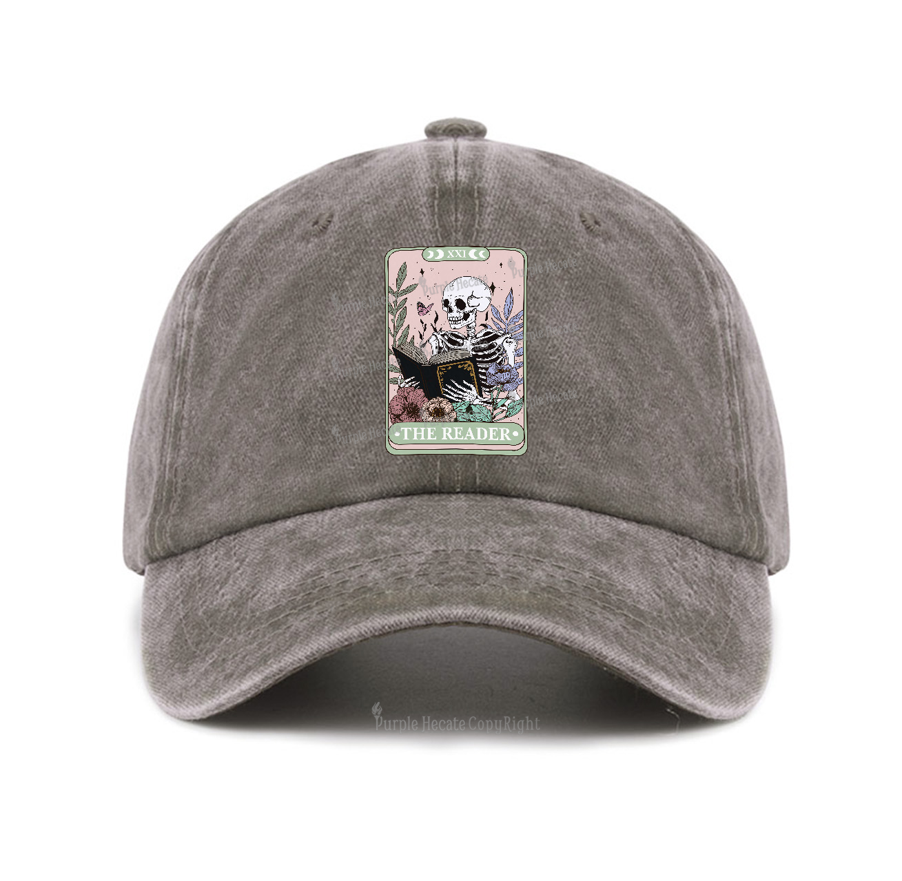 Purplehecate The Reader's Tarot Baseball Cap